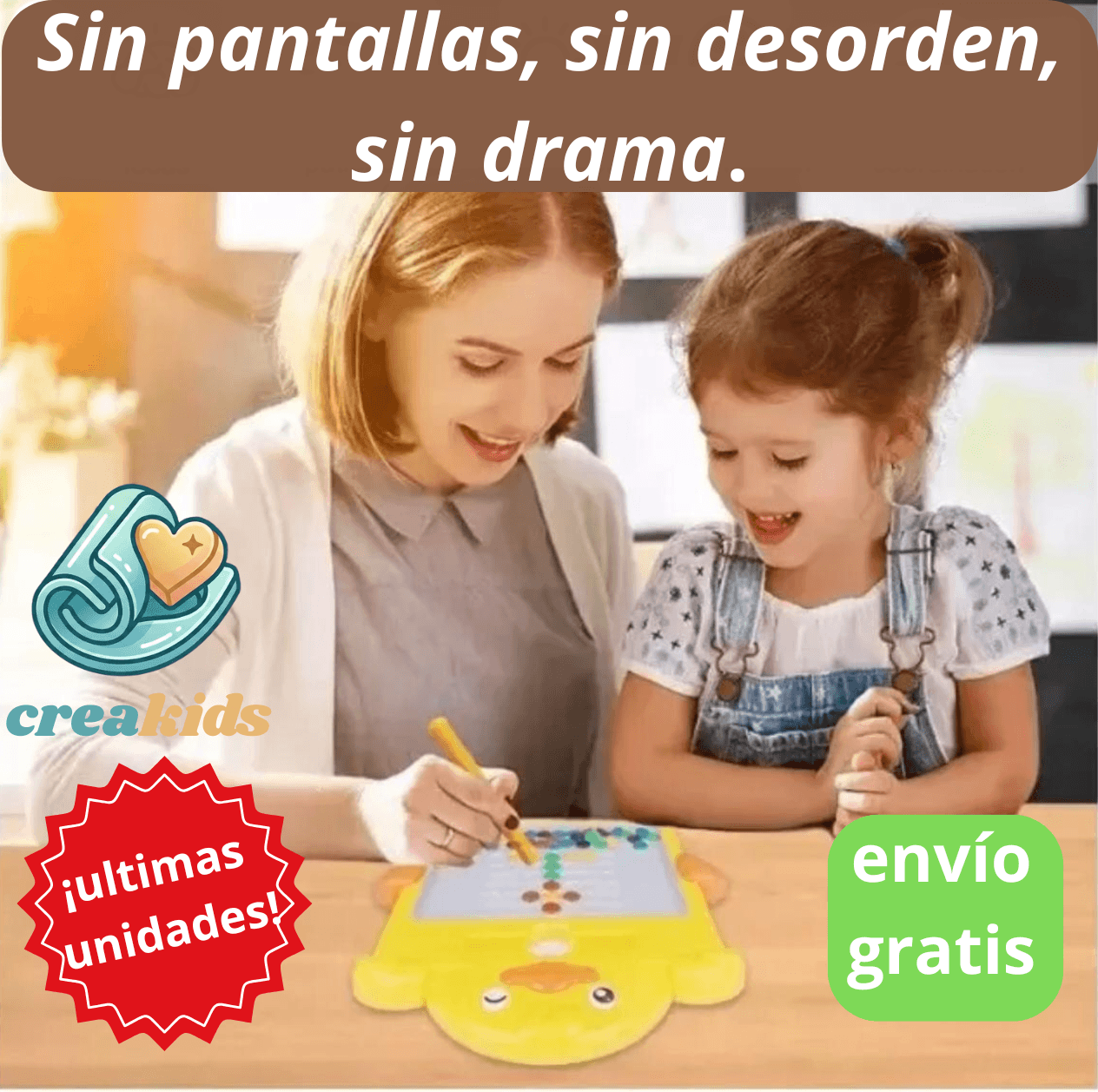 ¿Cansado de que la pantalla sea el único entretenimiento de tu hijo?