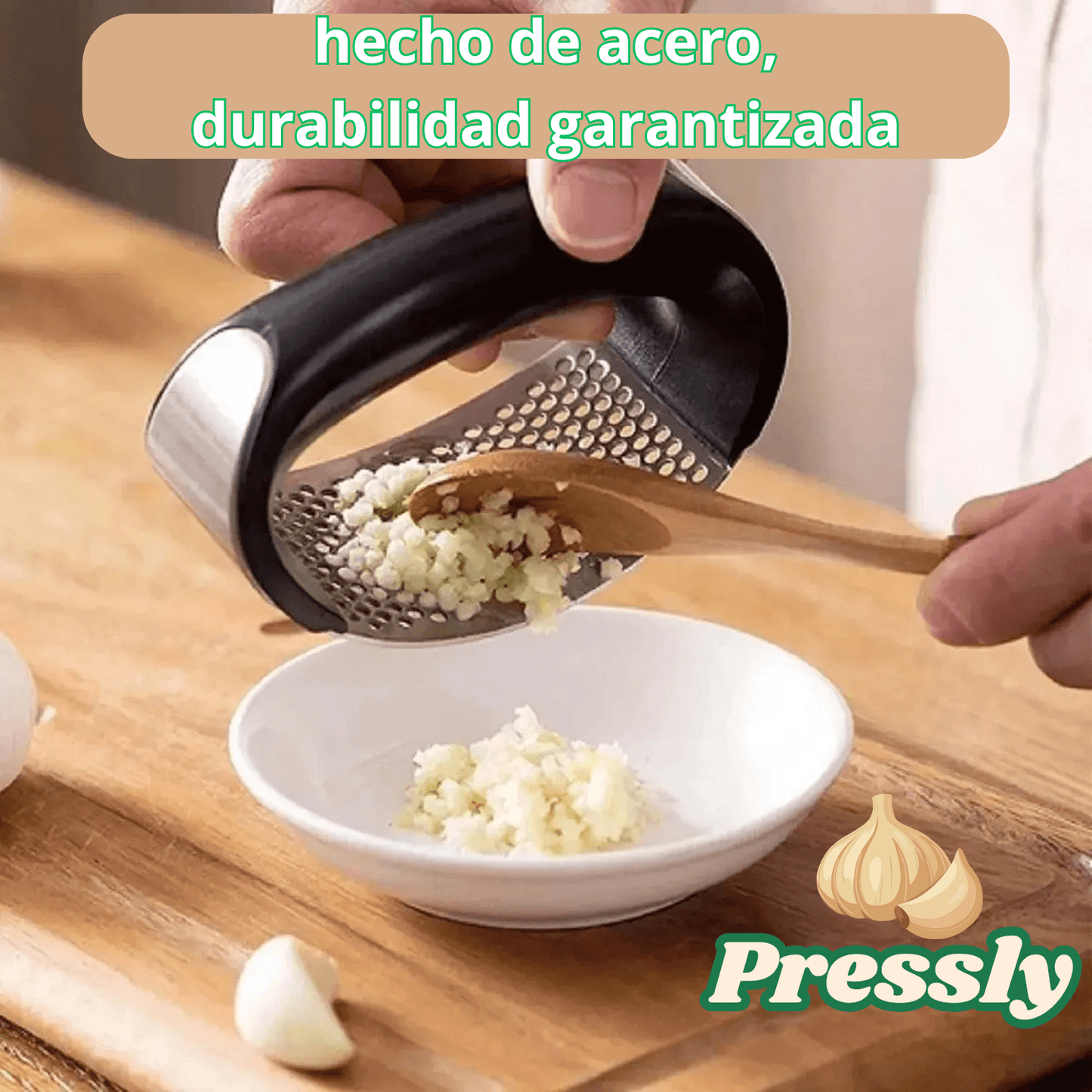 🧄 Tritura Ajo en Segundos